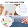 UWOBEFO Stylos Effaçables Couture Couleur 12 Pièces Stylo Effaçable à L'Eau Couture Stylo Multicolores Stylo Marqueur en Tissu C