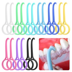 18 PCS Dissolvant D'appareil Dentaire Outil de Suppression D'Aligner Aligner les Dents Crochet de Dentition Correcteur Buccal Ex