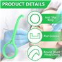 18 PCS Dissolvant D'appareil Dentaire Outil de Suppression D'Aligner Aligner les Dents Crochet de Dentition Correcteur Buccal Ex