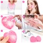 20 Pièces Éponges Visage Comprimées,Éponge Nettoyante,Éponges Compressées pour le Visage,Réutilisables Éponge Démaquillage,pour 