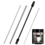 3 Pièces Tuyaux à Lait en Acier Inoxydable Cafetière Ensemble D'accessoires Compatible avec Siemens EQ6 EQ700 Ensemble D'accesso