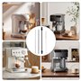 3 Pièces Tuyaux à Lait en Acier Inoxydable Cafetière Ensemble D'accessoires Compatible avec Siemens EQ6 EQ700 Ensemble D'accesso