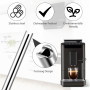 3 Pièces Tuyaux à Lait en Acier Inoxydable Cafetière Ensemble D'accessoires Compatible avec Siemens EQ6 EQ700 Ensemble D'accesso