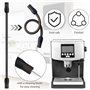 3 Pièces Tuyaux à Lait en Acier Inoxydable Cafetière Ensemble D'accessoires Compatible avec Siemens EQ6 EQ700 Ensemble D'accesso