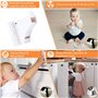 Acksonse Lot de 12 verrous magnétiques invisibles pour la sécurité des enfants Verrous de tiroir et d’armoire pour la cuisine, l