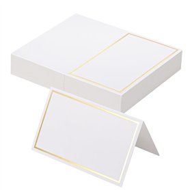 MumdoYAL 50 pièces marque place mariage，marque place anniversaire，porte nom table，Pour mariage