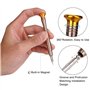Tunejoy Mini Tournevis Précision Kit Outils de Réparation de Tournevis de Précision 25 en 1 Portable avec Étui en Cuir pour Lapt