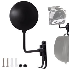 Tunejoy Support de Casque de Moto de Mural Porte de Casque de Moto de Rotation 180° Rangement Exposition Décorative de Casques d