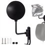 Tunejoy Support de Casque de Moto de Mural Porte de Casque de Moto de Rotation 180° Rangement Exposition Décorative de Casques d