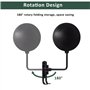 Tunejoy Support de Casque de Moto de Mural Porte de Casque de Moto de Rotation 180° Rangement Exposition Décorative de Casques d