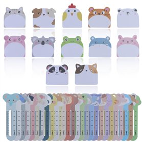 Lot de 12 petites notes autocollantes pour enfants