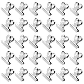 Pinces en Métal pour Papier Petits Trombones de Bouledogue Agrafe Multifonctionnelle pour Papier