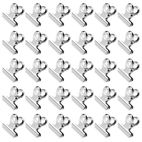 Pinces en Métal pour Papier Petits Trombones de Bouledogue Agrafe Multifonctionnelle pour Papier
