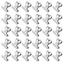 Pinces en Métal pour Papier Petits Trombones de Bouledogue Agrafe Multifonctionnelle pour Papier