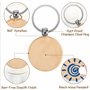 Naturel Étiquettes Rond en Bois Brut