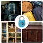5 pièces cartoon mini lock, petit cadenas de casier, cadenas de couleur, valise combinaison cadenas; Pour le casier extérieur de