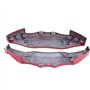 Jadeshay Couvercle de protection en aluminium pour étriers de frein de voiture, 1 paire, moyeu de roue 16"- 17" moyen