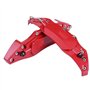 Jadeshay Couvercle de protection en aluminium pour étriers de frein de voiture, 1 paire, moyeu de roue 16"- 17" moyen