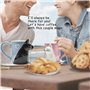 Cadeau Couple Chat Tasses de Couple de Café Cadeau Mariage Ensemble de Tasses Chat Mug pour Décoration de Mariage Cadeaux Assort
