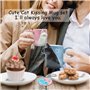 Cadeau Couple Chat Tasses de Couple de Café Cadeau Mariage Ensemble de Tasses Chat Mug pour Décoration de Mariage Cadeaux Assort