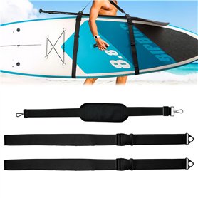 WEFHEF Sangle Suspension Planche 1 Épaulière 2 Bretelles Sangle Transport Réglable pour Planche Sangle Suspension Kayak pour Tra