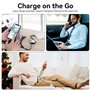 Câble de charge multiple 1,2m 4A 4 en 1 câble de charge rapide USB rétractable avec deux 2 IP/type C/micro USB pour téléphone 13