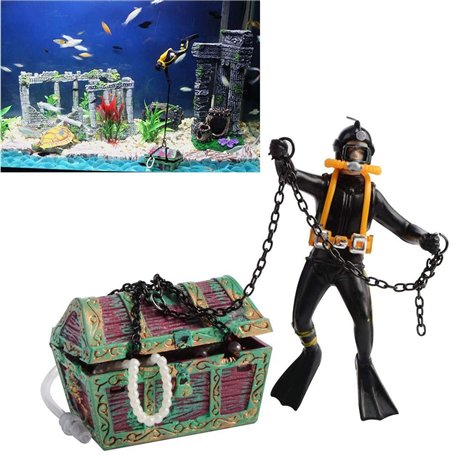 Bestgle Ornement d'Aquarium d'action