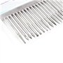 Bestgle 30PCS 2.35mm Tige Jeu de Fraises Diamantées Titane Enduit Fraises à Limes Rotatives Accessoires Kit pour Outils de Meula
