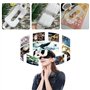 Lot de 50 lunettes de réalité virtuelle jetables 3D unies en tissu polaire doux et respirant pour lunettes de réalité virtuelle