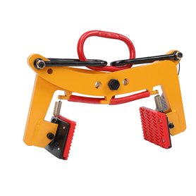 Pince de Levage Plaque 280Kg Pinces de Levage Pierre Plaque Beton Ouverture Réglable 6-24cm