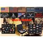 2 Pièces Drapeau du Coréen Corée Patch Tactique Militaire Emblème National Applique Fermeture Crochet et Boucle pour Chapeau Sac