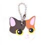 MaoNativey 4Pcs Etiquette Clef, Couvre-clé forme chien et chat Couvre-capuchon de Clé pour Identifier Facilement Les Clés de la 