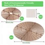 4 Pièces Grille de Protection pour Pot de Fleurs, 52cm et 30cm en Plastique pour Animaux de Compagnie Chat Tombe Sécurité Bébé a