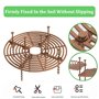 4 Pièces Grille de Protection pour Pot de Fleurs, 52cm et 30cm en Plastique pour Animaux de Compagnie Chat Tombe Sécurité Bébé a