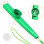 Eniyou 6 Pièces Kazoos Kazoo Instrument Kazoo Métal Instruments De Musique en Métal Kazoo Alliage Aluminium Portable Cazou Cazoo