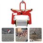 Mermajestic Pince de bordure, ouverture 10-24 cm, lève-pierre, 330 kg, pince de transport, pince de transport, pince de levage e