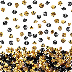 10000pcs 4 mm Cristaux Acrylique Diamants Table Scatter Confetti Clair Pierres de Strass pour Pièce du Centre de Table Mariage D