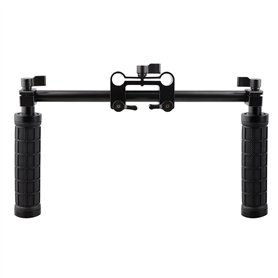 CAMVATE Poignées Avant Handbar Support à Pince pour 15 mm Tige Système de Support d'épaule Rig (Noir)
