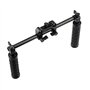 CAMVATE Poignées Avant Handbar Support à Pince pour 15 mm Tige Système de Support d'épaule Rig (Noir)