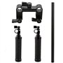 CAMVATE Poignées Avant Handbar Support à Pince pour 15 mm Tige Système de Support d'épaule Rig (Noir)