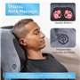 Comfier Tapis de Massage Chauffant, Matelas de Massage complet du Corps avec oreiller de Massage Shiatsu Détachable pour le cou,