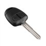 Coque de clé de Voiture à Distance 2 Boutons pour Mitsubishi Pajero Sport Outlander Grandis ASX MIT11 Lame a Logo