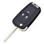 Boîtier de clé de Voiture Pliable à 3 Boutons Coque pour clé Opel Vauxhall Insignia Astra J Zafira B Meriva avec Lame Non coupée