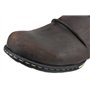 COWSDELLA Bottes pour Hommes en Cuir de Mollets avec semelle en caoutchouc Bottes de Motard avec Fermeture éclair Classiques Bot