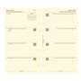 Filofax Malden Organiseur format personnel Bordeaux – Tactile, cuir de buffle pleine fleur, 6 anneaux, couleur crème de coton, s