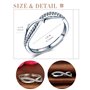 bague réglable orné zircon