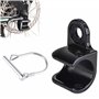 VireEyU Attelage universel pour remorque de vélo avec boulons de sécurité – Compatible avec la plupart des attelages auto – Mont