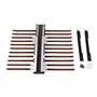 Lot de 22 barres de suspension extensibles pour pantalons suspendus - Convient pour les armoires, les buanderies, les salles de 