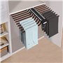 Lot de 22 barres de suspension extensibles pour pantalons suspendus - Convient pour les armoires, les buanderies, les salles de 
