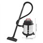 OMGGYER Aspirateur industriel humide et sec en acier inoxydable 1500 W 20 l Aspirateur d'atelier sans sac